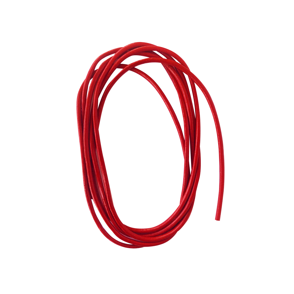Cordón Eco Cuero 1.5 mm 1 Metro Revesderecho - 10 Unidades
