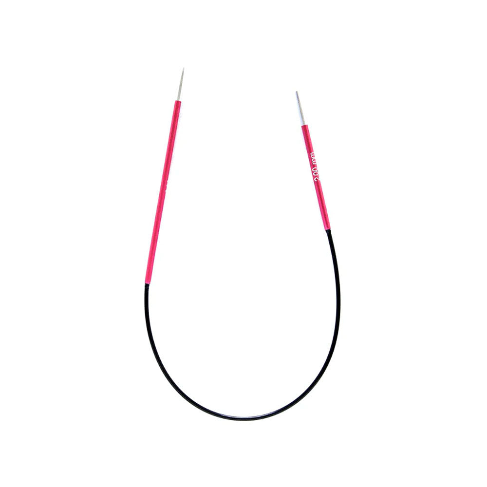 Palillo Circular Asimétrico 25 Cm Zing KnitPro - 5 Unidades