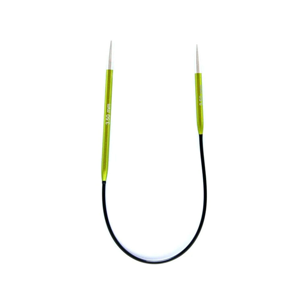 Palillo Circular Asimétrico 25 Cm Zing KnitPro - 5 Unidades