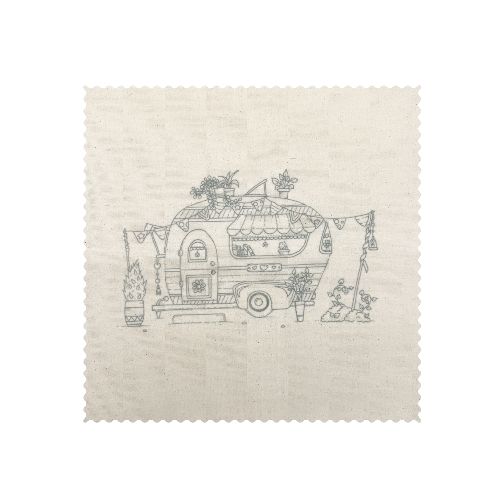 Tela Crea Marcada Diseños 30 X 30 Cm Revesderecho - 3 Unidades
