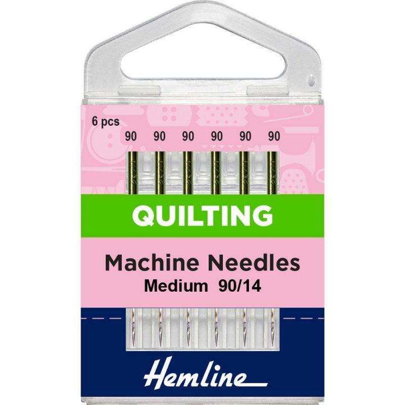 Aguja Máquina Quilting #90/14 (106.9) Hemline - 5 Unidades