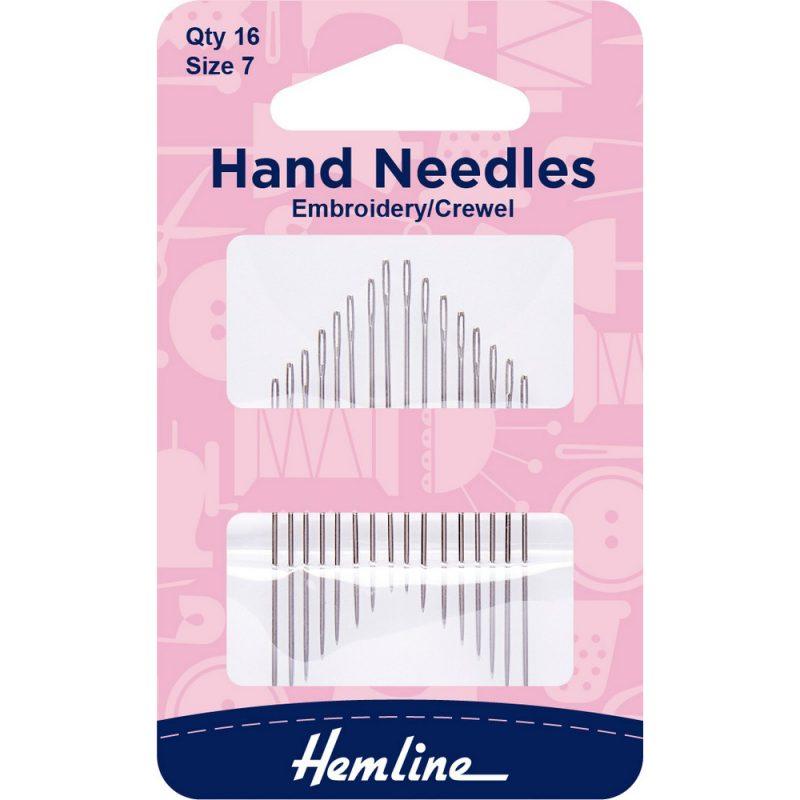 Aguja Embroidery #7 (200.7) Hemline - 5 Unidades
