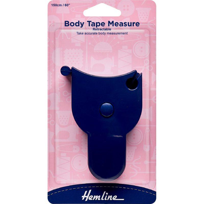 Cinta Métrica Enganchable Azul (253.BT) Hemline - 5 Unidades