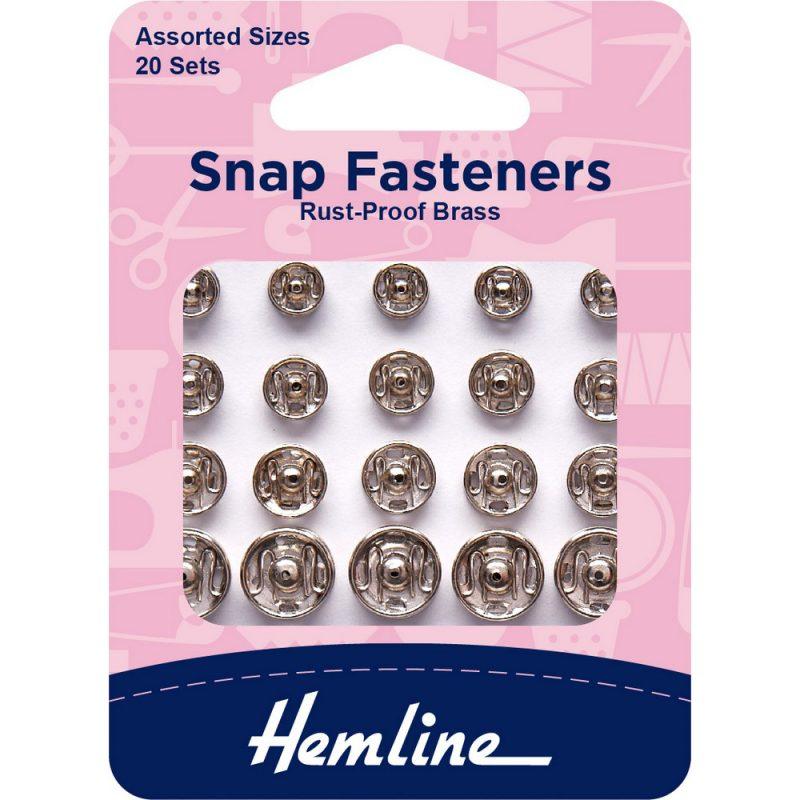 Broches A Presión Surtidos (421.99) Hemline - 5 Unidades