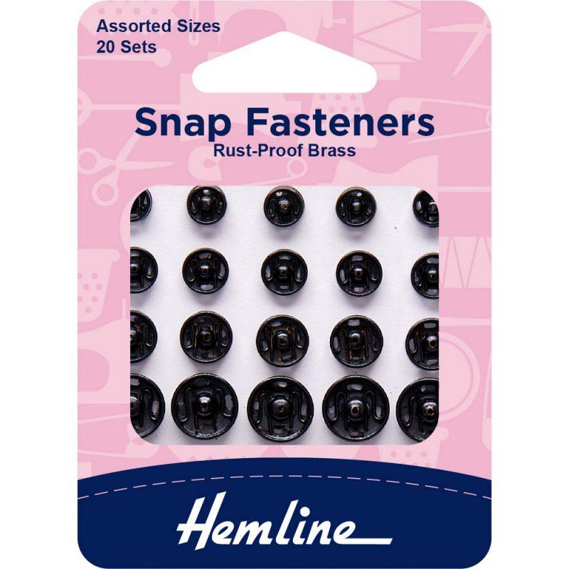Broches A Presión Surtidos (421.99) Hemline - 5 Unidades