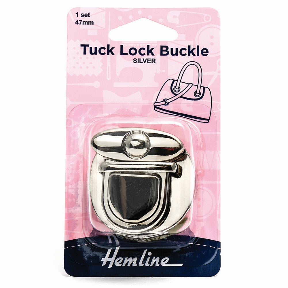 Cierre Hebilla a Presión Plateado 47mm (4509.47.NK) Hemline - 5 Unidades