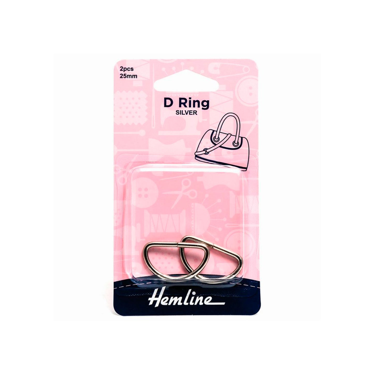Argolla Media Luna 25MM Hemline - 5 Unidades
