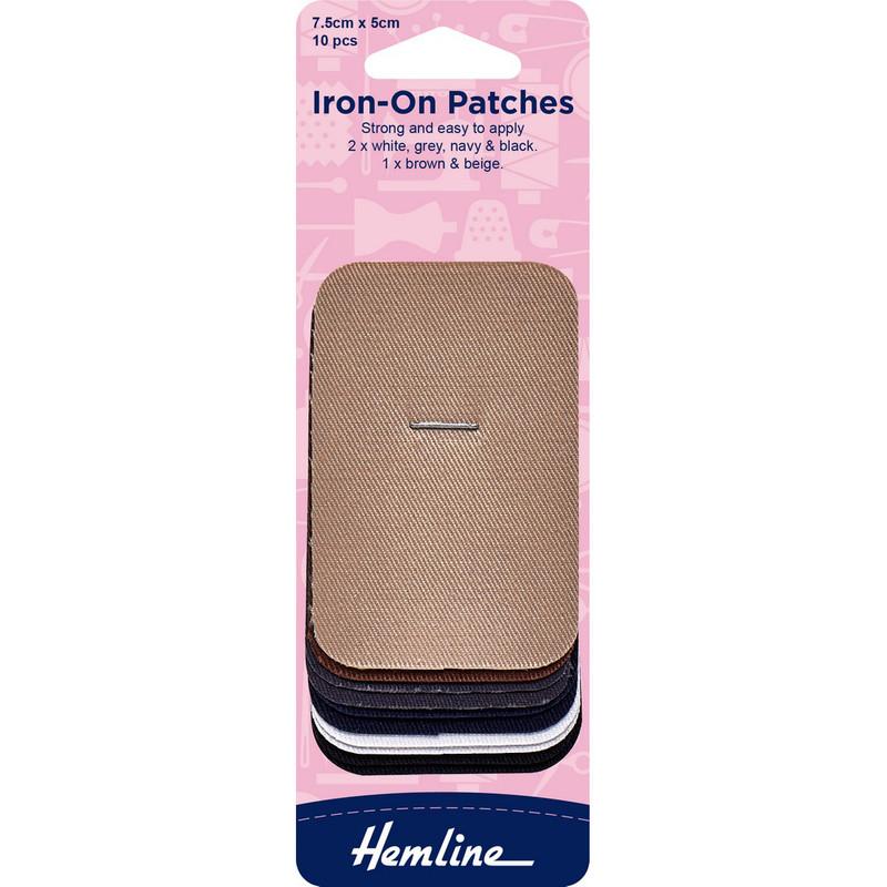 Parche Iron-On Surtidos 10Un (690.AC) Hemline - 5 Unidades