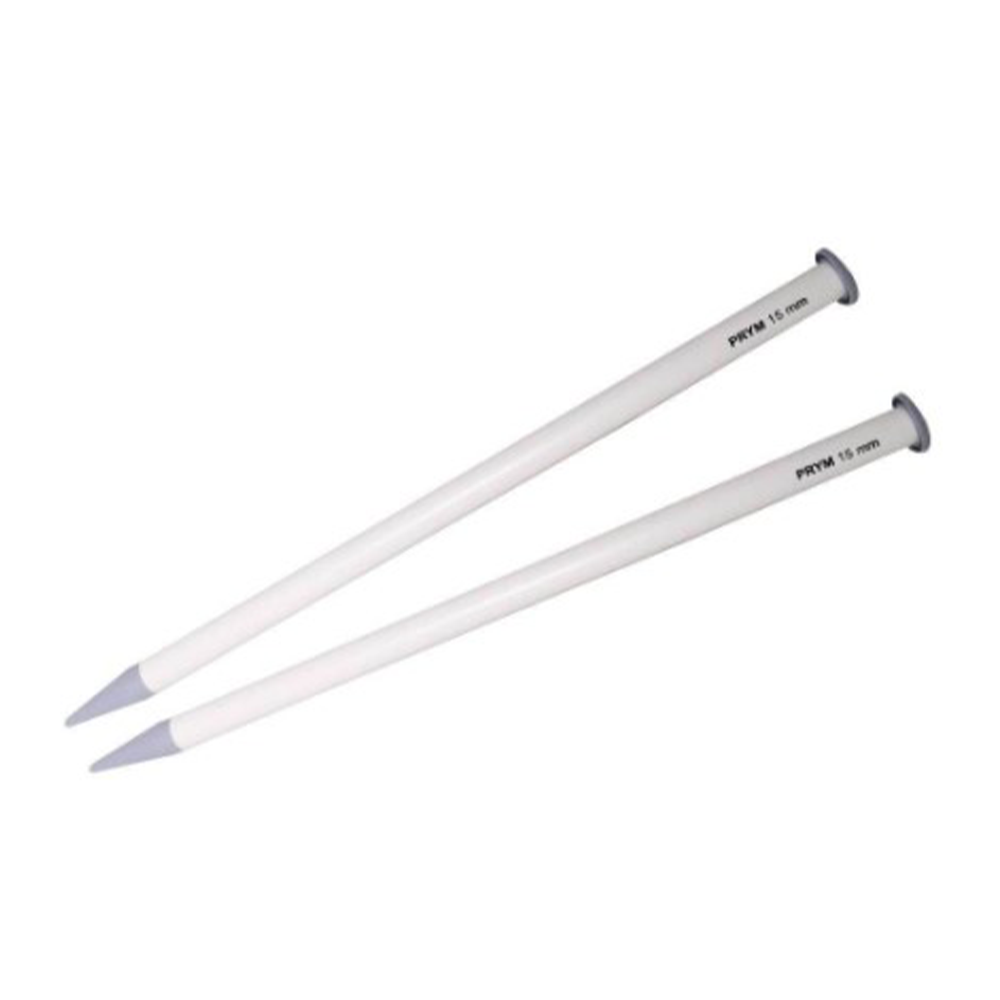 Agujas Recta de Plástico 35CM Prym - 1 Unidad