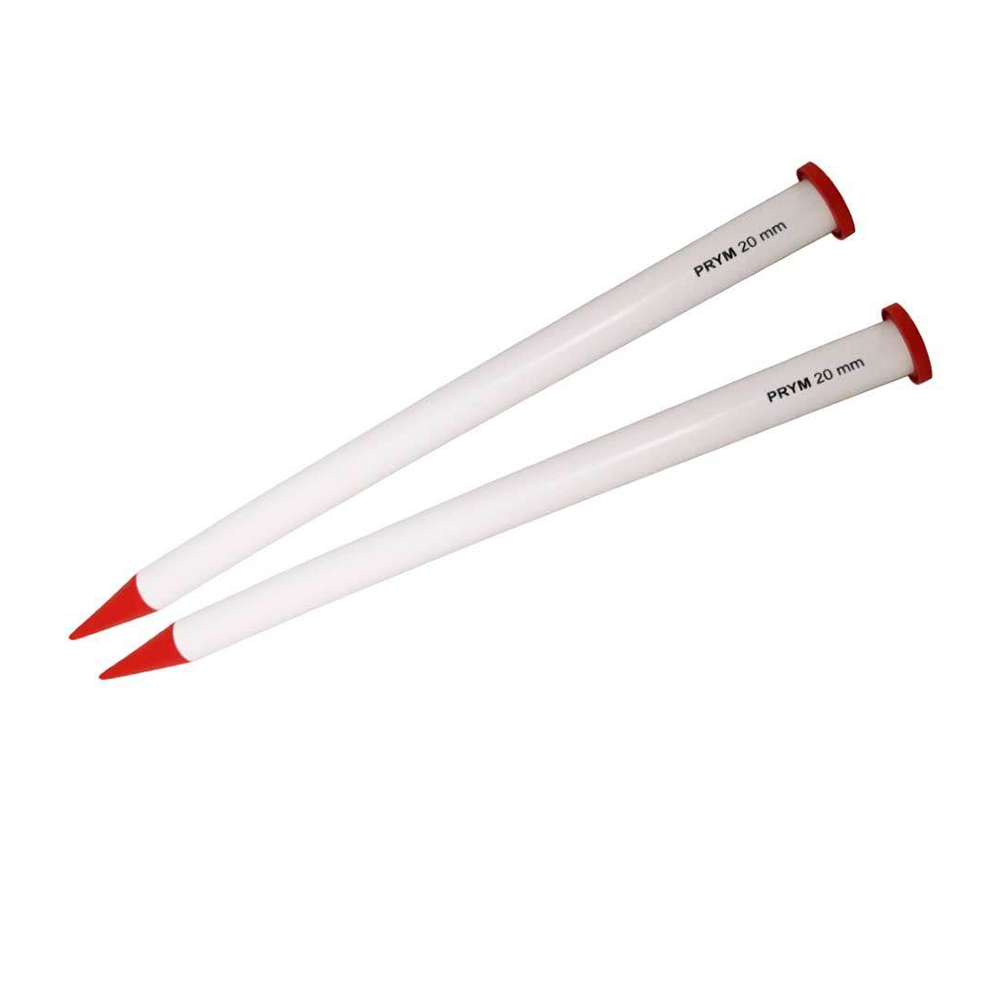 Agujas Recta de Plástico 35CM Prym - 1 Unidad
