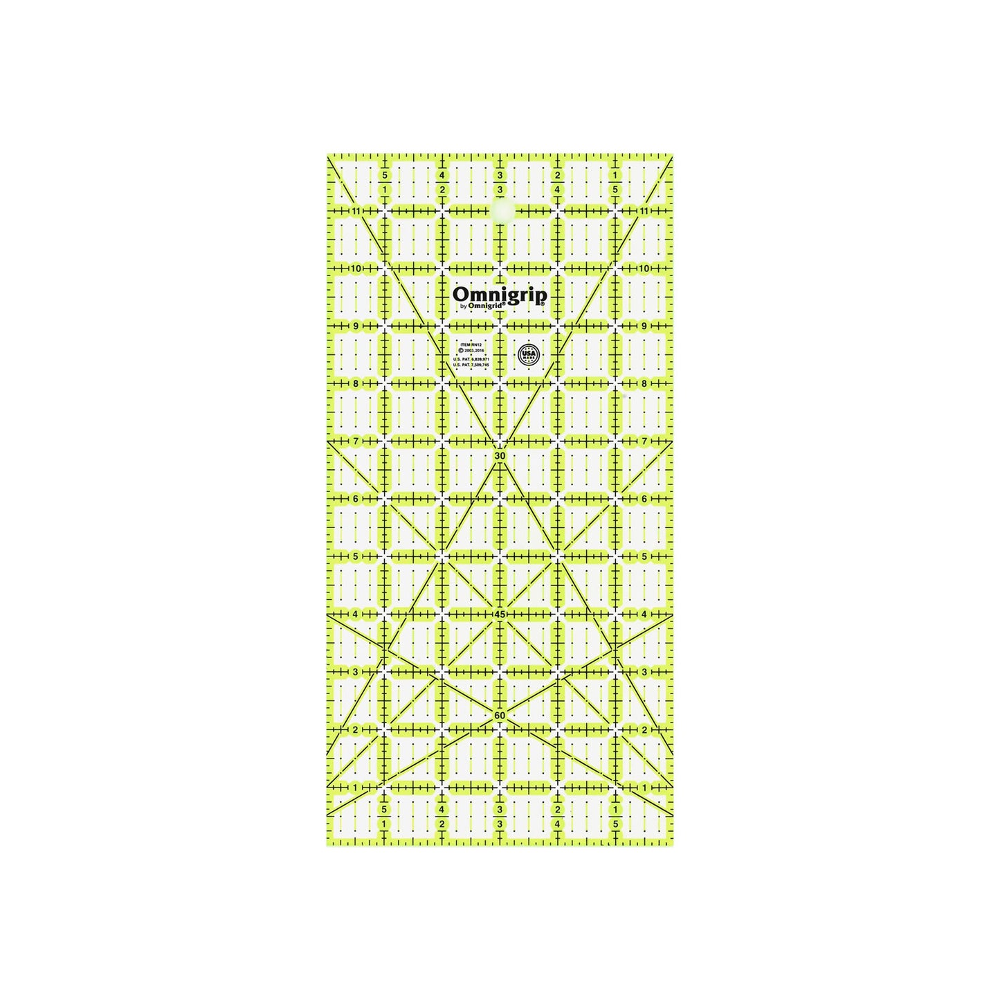 Regla Costura 6"x12" (RN12) Omnigrid - 1 Unidad
