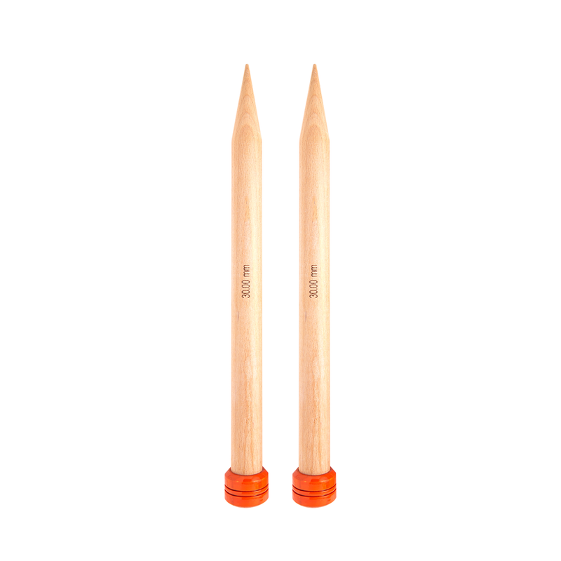 Palillo Recto 40 cm Jumbo Birch Knit Pro