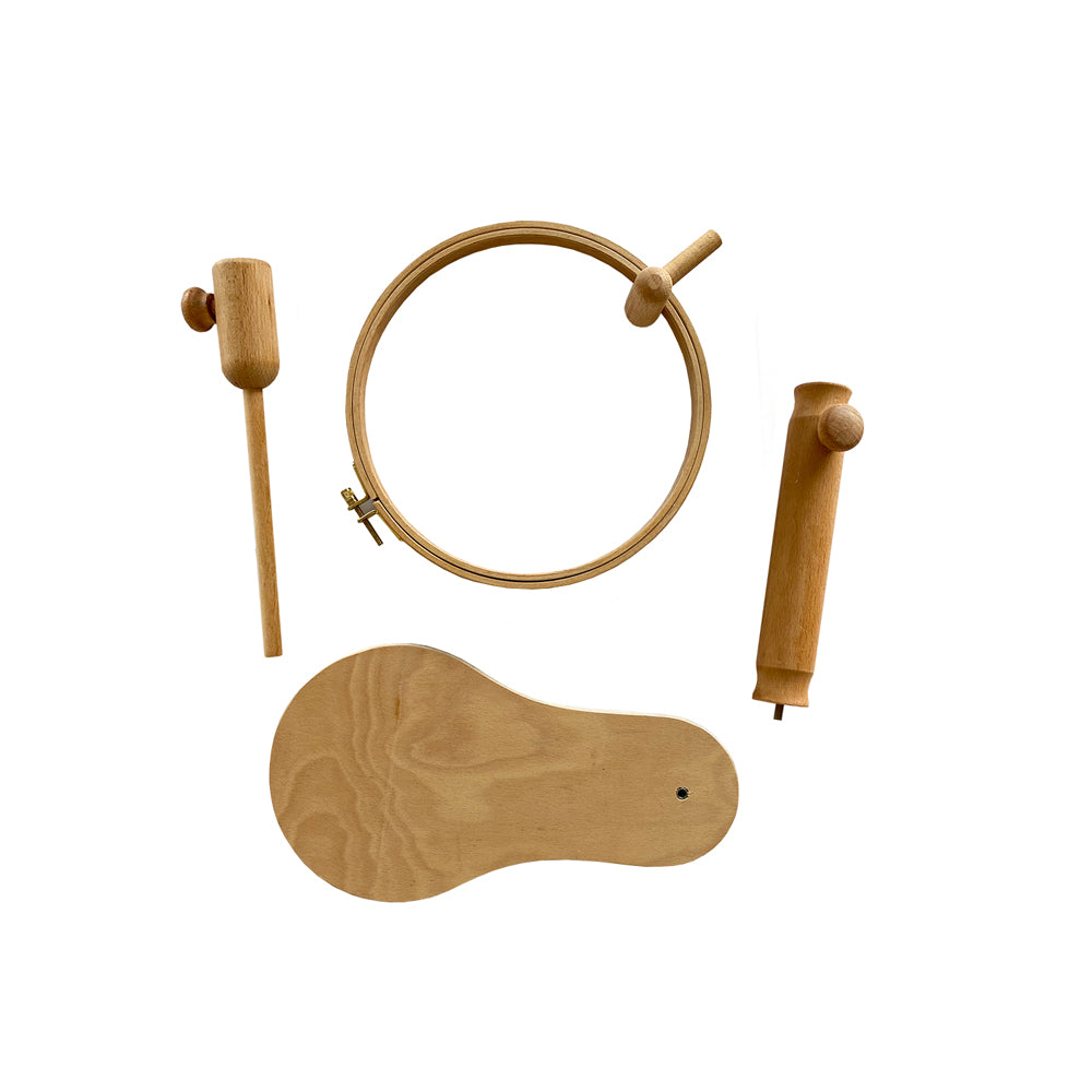 Bastidor De Madera Con Base 8" (WH-003-8) - 3 Unidades