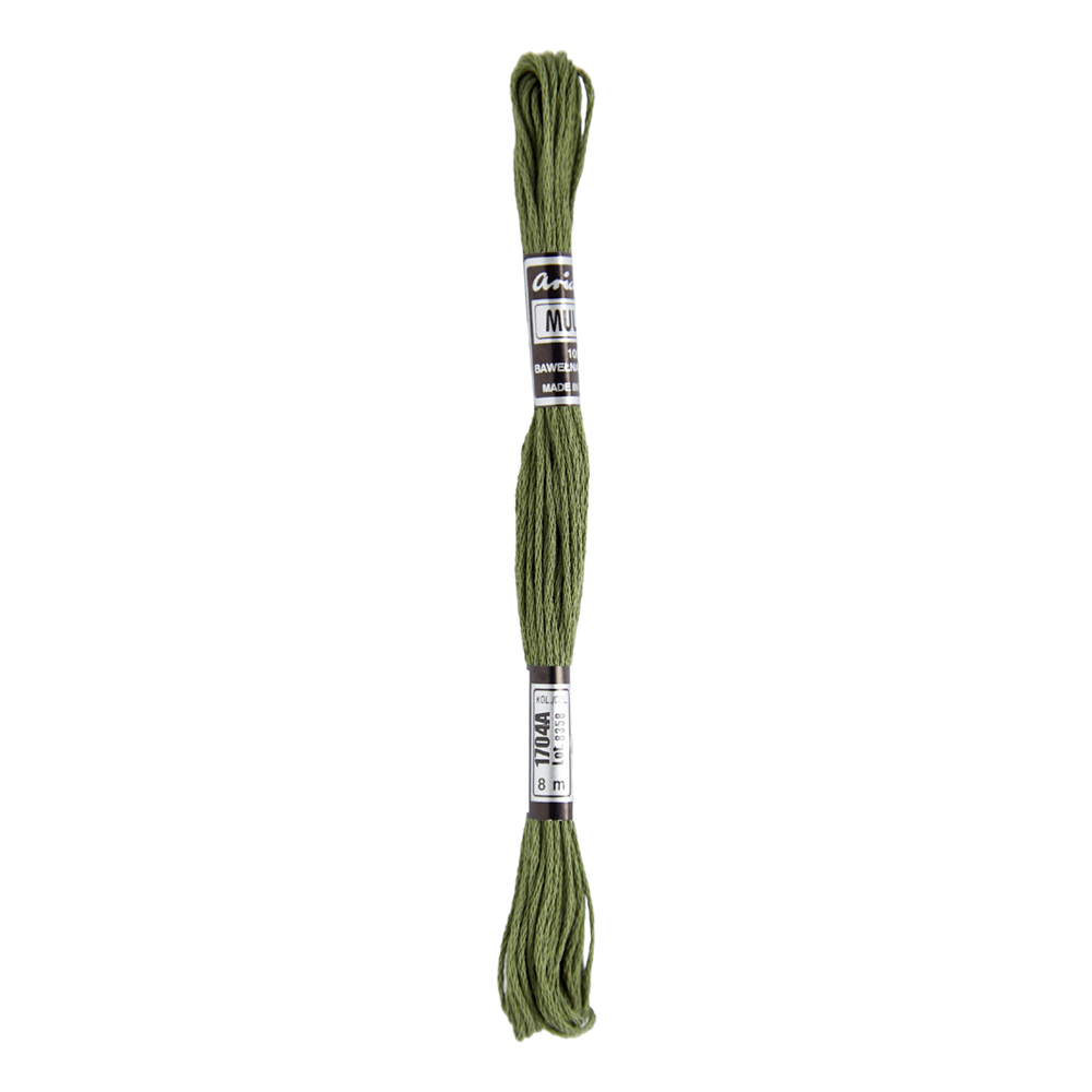 Hilos Para Bordar Mulina - Variedad Verdes - 12 Unidades