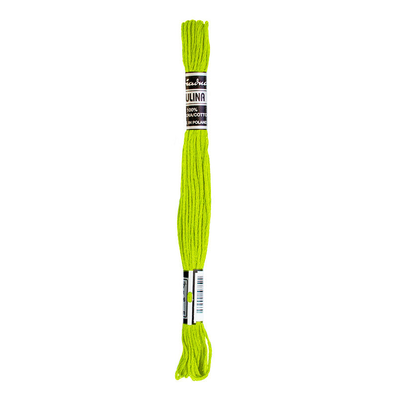 Hilos Para Bordar Mulina - Variedad Verdes - 12 Unidades