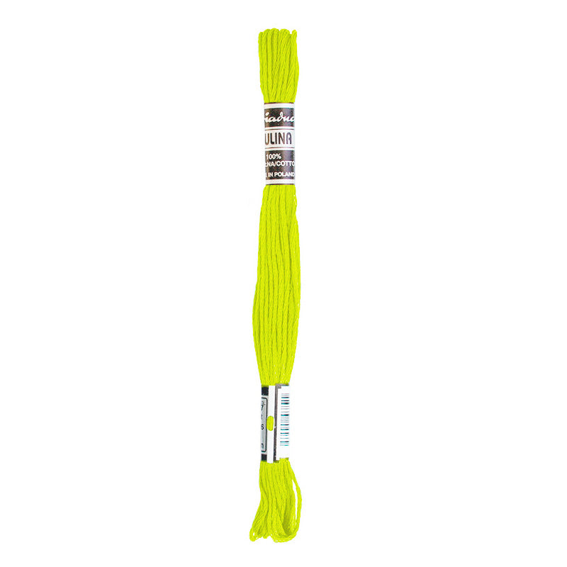 Hilos Para Bordar Mulina - Variedad Verdes - 12 Unidades