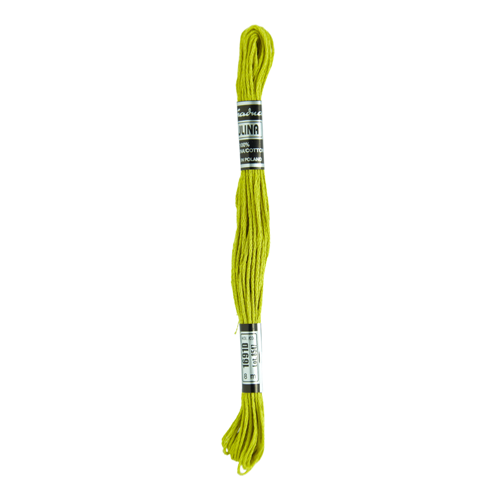 Hilos Para Bordar Mulina - Variedad Verdes - 12 Unidades