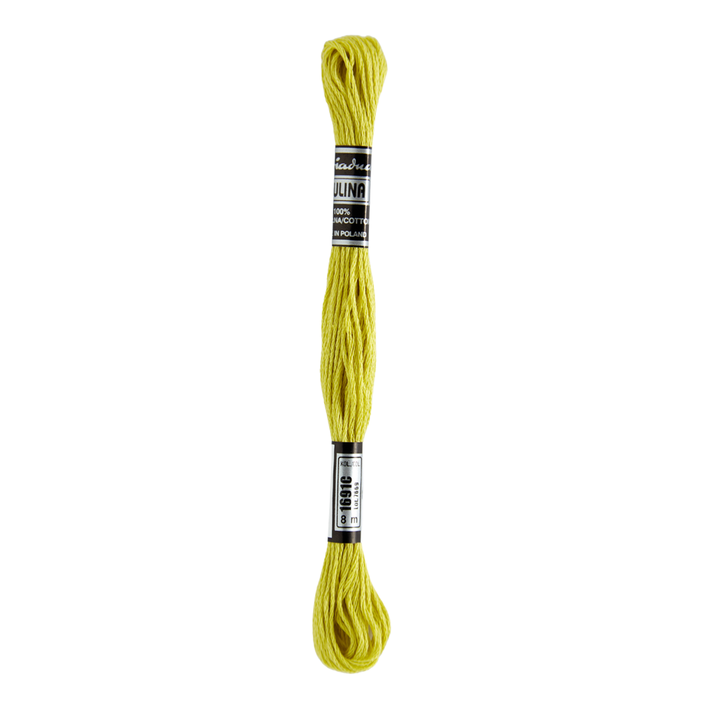 Hilos Para Bordar Mulina - Variedad Verdes - 12 Unidades