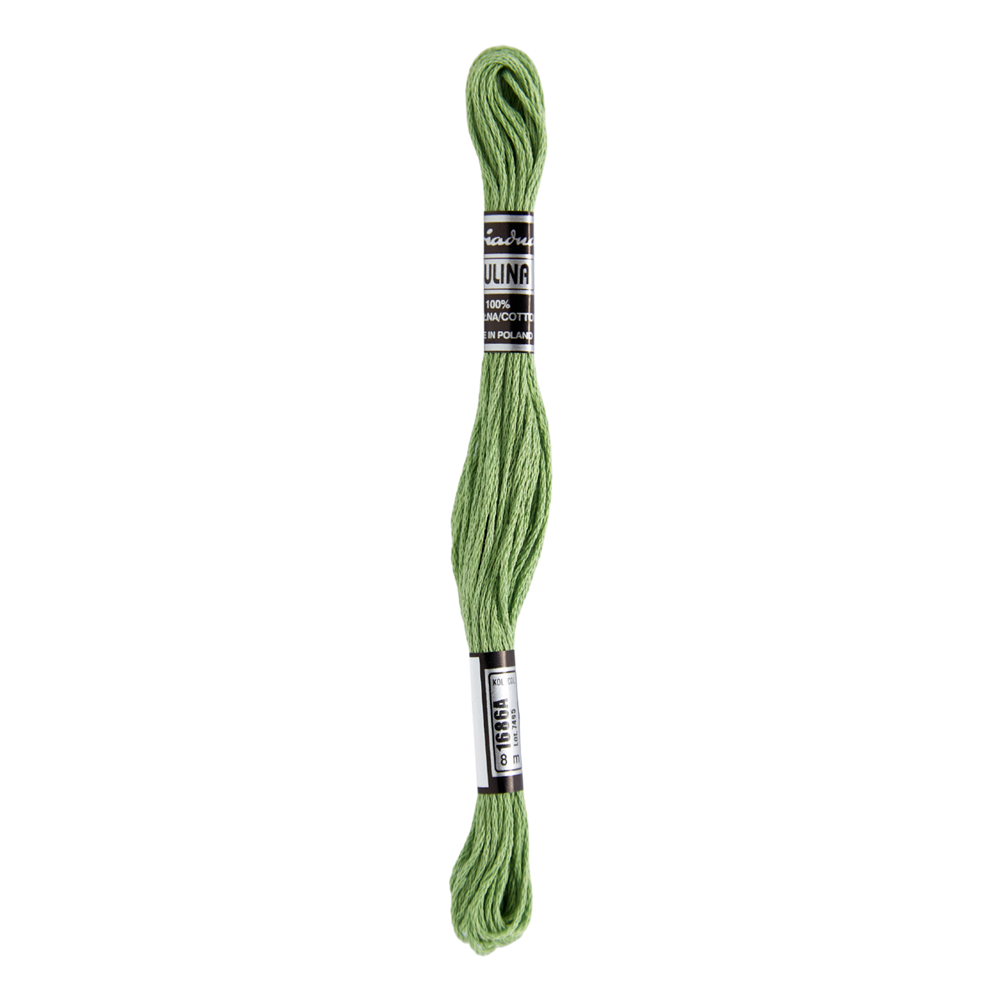 Hilos Para Bordar Mulina - Variedad Verdes - 12 Unidades