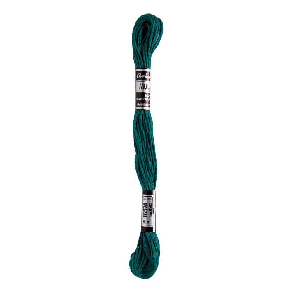 Hilos Para Bordar Mulina - Variedad Verdes - 12 Unidades