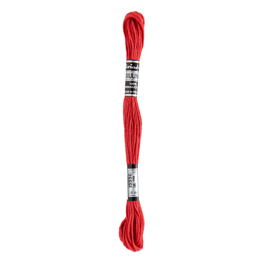 Hilos Para Bordar Mulina - Variedad Rojos - 12 Unidades