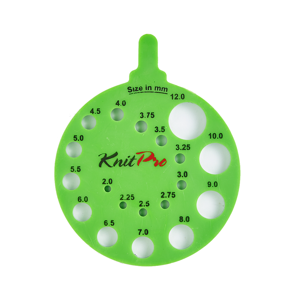 Medidor De Palillos Colores Knit Pro - 5 Unidades