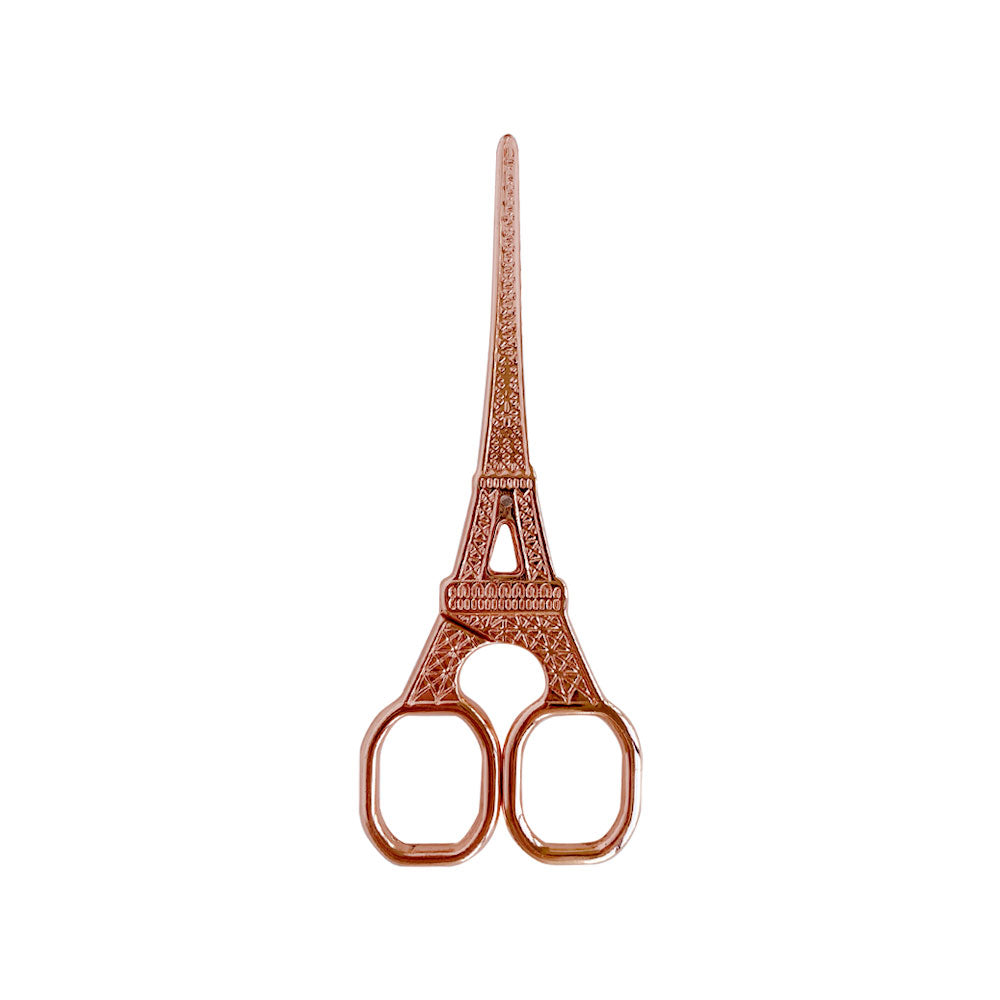 Tijera Torre Eiffel Rose Gold (SC-01) Revesderecho - 10 Unidades