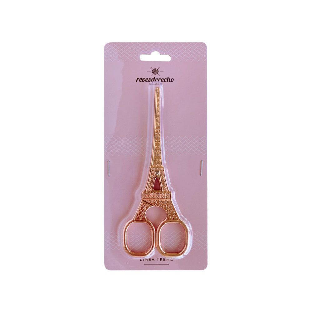 Tijera Torre Eiffel Rose Gold (SC-01) Revesderecho - 10 Unidades