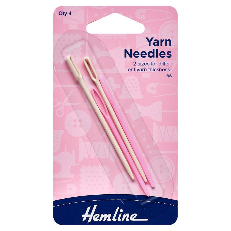 Aguja Lana Plástico 4 Un (211.A) Hemline- 5 Unidades