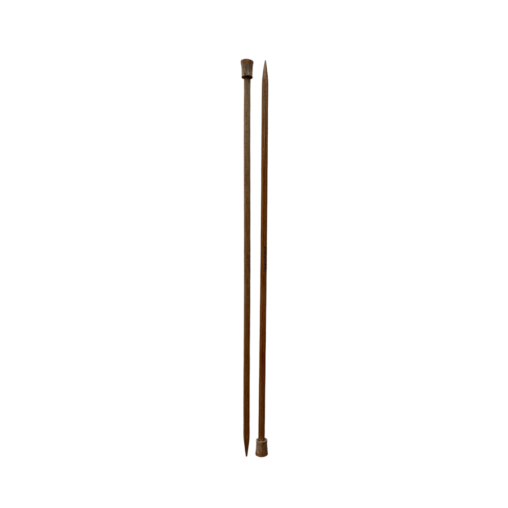 Palillo Recto Natural Symfonie 35 cm Knit Pro - 5 Unidades