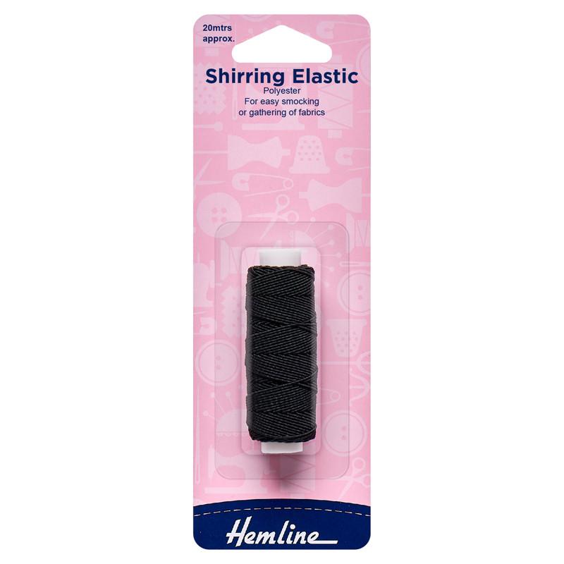 Hilo Elástico Negro (601) Hemline - 5 Unidades