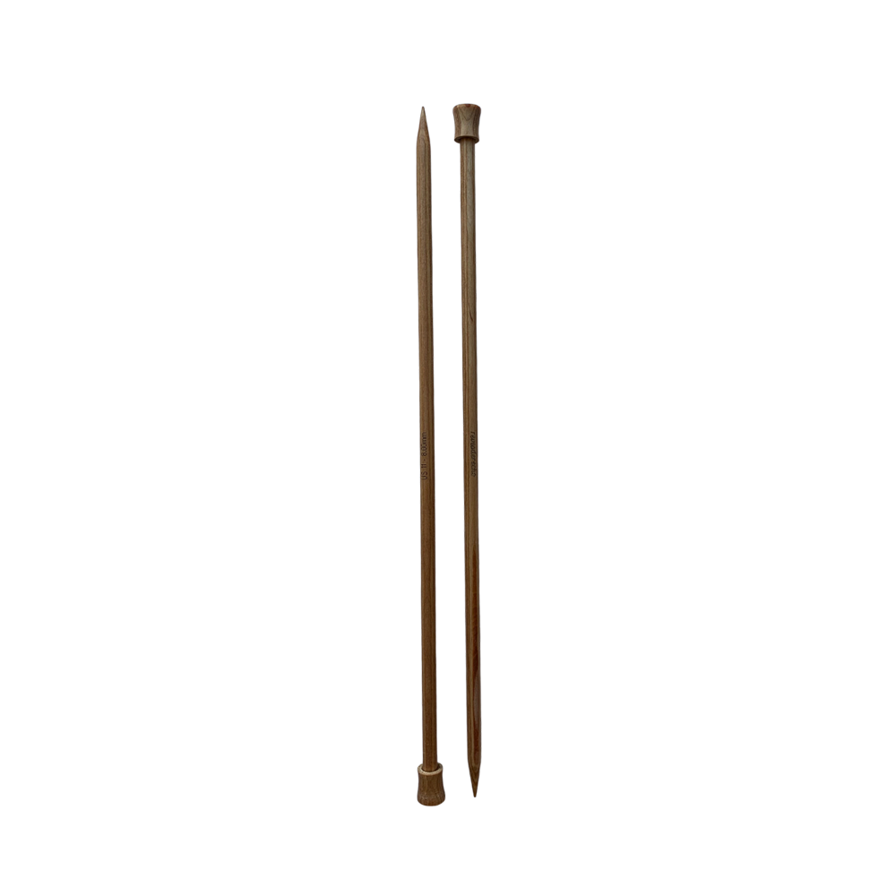 Palillo Recto Natural Symfonie 35 cm Knit Pro - 5 Unidades