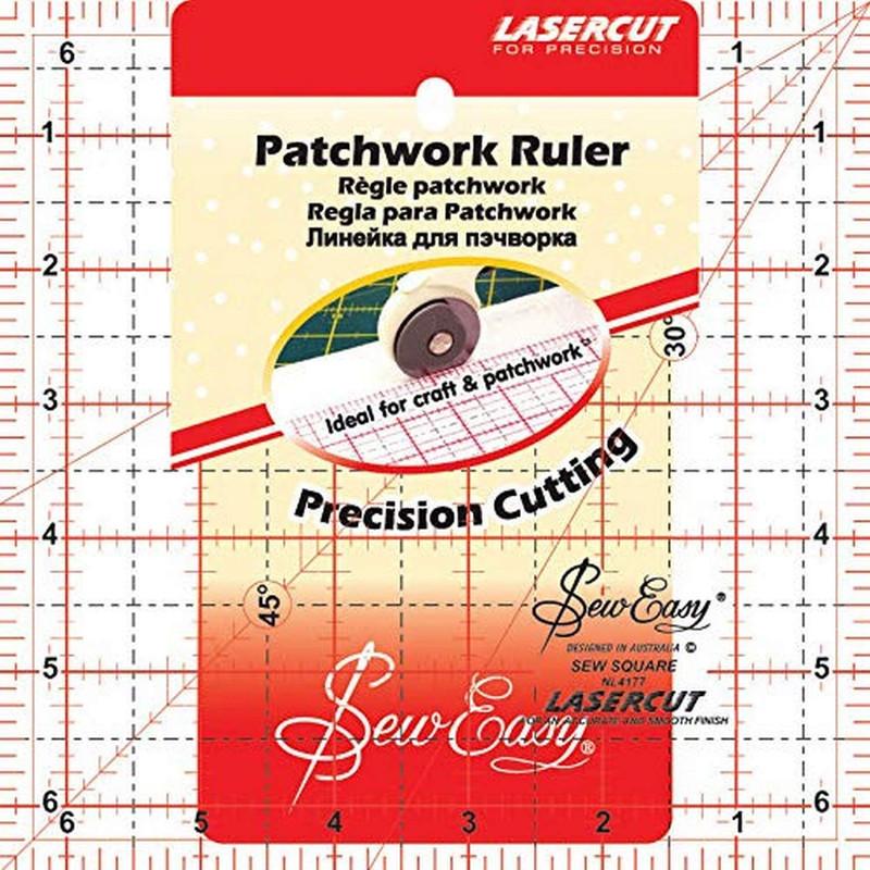 Regla Patchwork Cuadrada 6.5''x 6.5'' (NL4177) Sew Easy - 3 Unidades