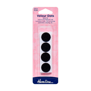 Velcro Circular Autoadhesivo 20MM Hemline - 5 Unidades