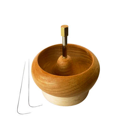 Enhebrador Giratorio de Mostacillas Madera (ZL-001) Revesderecho - 3 Unidades