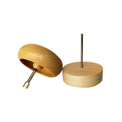 Enhebrador Giratorio de Mostacillas Madera (ZL-001) Revesderecho - 3 Unidades