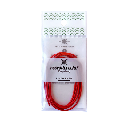 Cordón Eco Cuero 1.5 mm 1 Metro Revesderecho - 10 Unidades