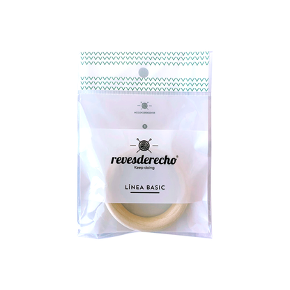 Argolla Madera 7cm (ZL-012) Revesderecho - 10 Unidades