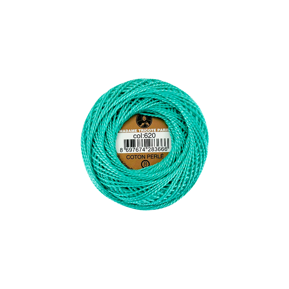 Cotton Perlé 8 10 gr Madame Tricote - 10 Unidades