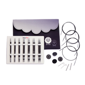 Deluxe Set Palillos Intercambiables Karbonz (41631) KnitPro - 3 Unidades