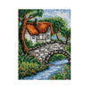 Casa Con Lago 18 X 24 Cm - 5056