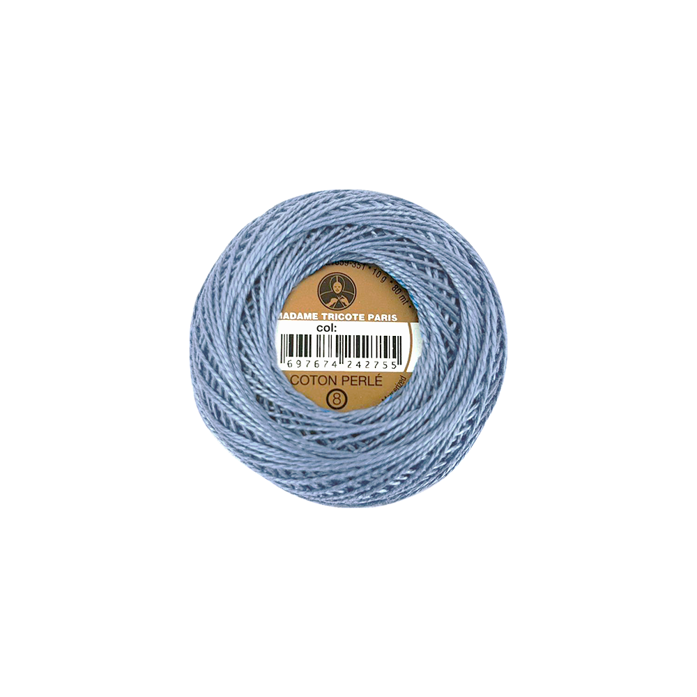 Cotton Perlé 8 10 gr Madame Tricote - 10 Unidades
