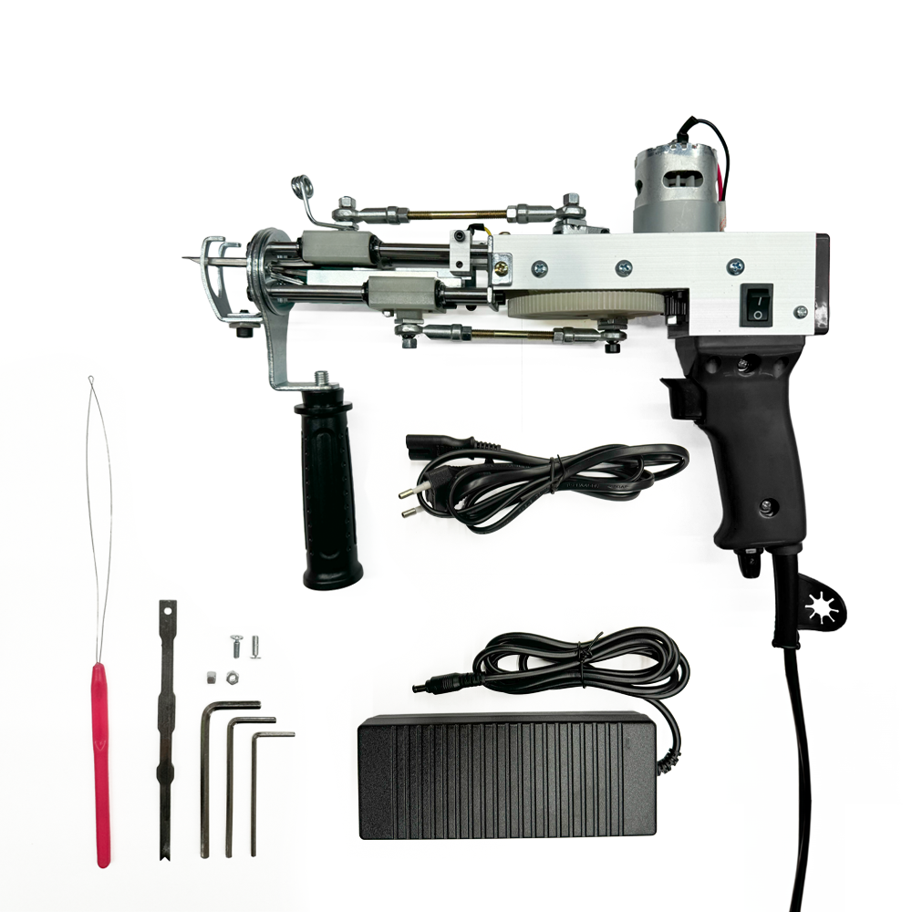 Pistola Tufting 2 en 1 Loop And Cut Negra - 3 Unidades