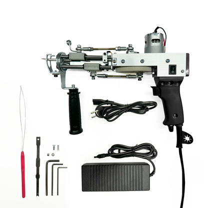 Pistola Tufting 2 en 1 Loop And Cut Negra - 3 Unidades