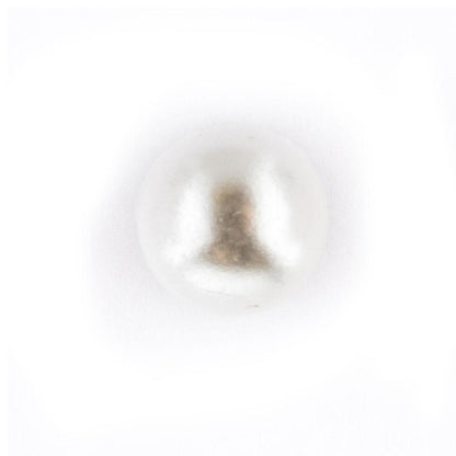 Bot&oacute;n Perla Redondo Blanco
