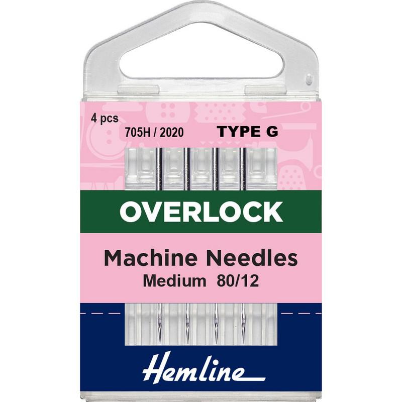 Agujas Máquina Overlock #80/12 (107.G) Hemline - 5 Unidades