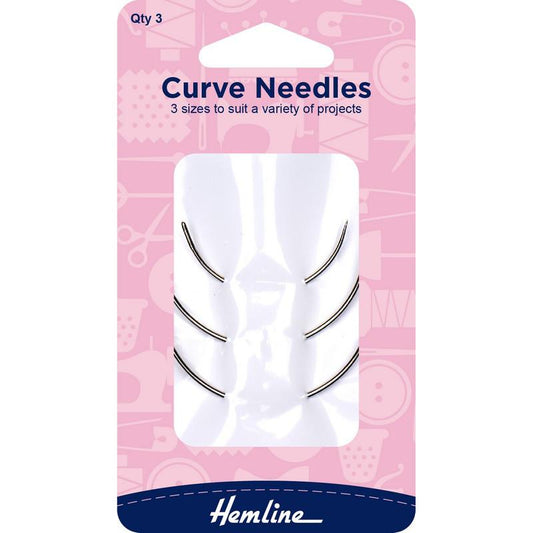 Agujas Curvas 3Un (218) Hemline - 5 Unidades