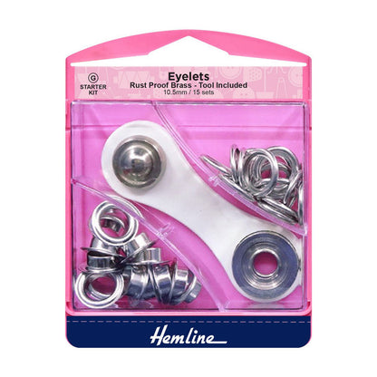 Kit Inicio - Ojetillos Plata Hemline - 5 Unidades