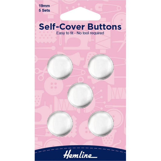 Botones Para Forrar Hemline - 5 Unidades