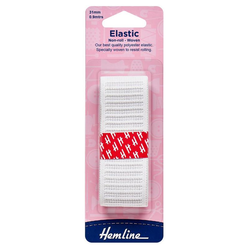 Elástico Reforzado Blanco (630.31) Hemline - 5 Unidades